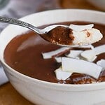 Tonkababos grízpuding csokoládéöntettel
